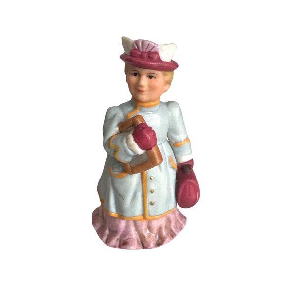 Vintage Lefton, Libby Thatcher Teacher 1994 Porcelain Figurine‎ Colonial Village - Picture 2 of 7